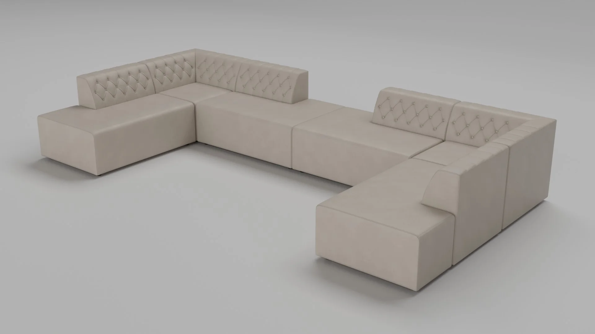 Commercial modular seating from the AAL1 103 collection by Cria Furniture